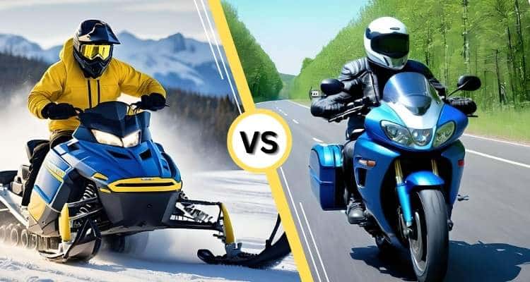 Snowmobile helmet vs Motorcycle helmet
