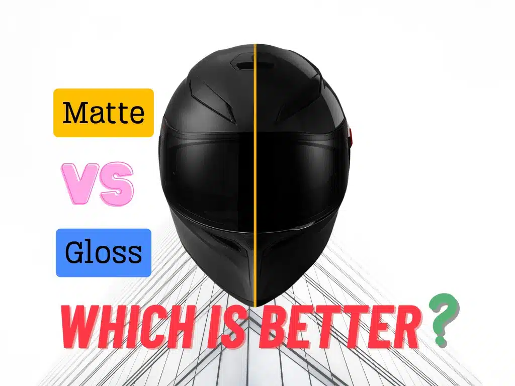 Which is better matte or glossy helmet