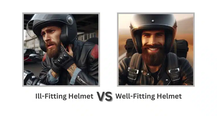 Tight helmet vs snug helmet size.